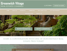 Tablet Screenshot of greenwichvillagerealestate.com